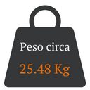 Peso 25.48 Kg